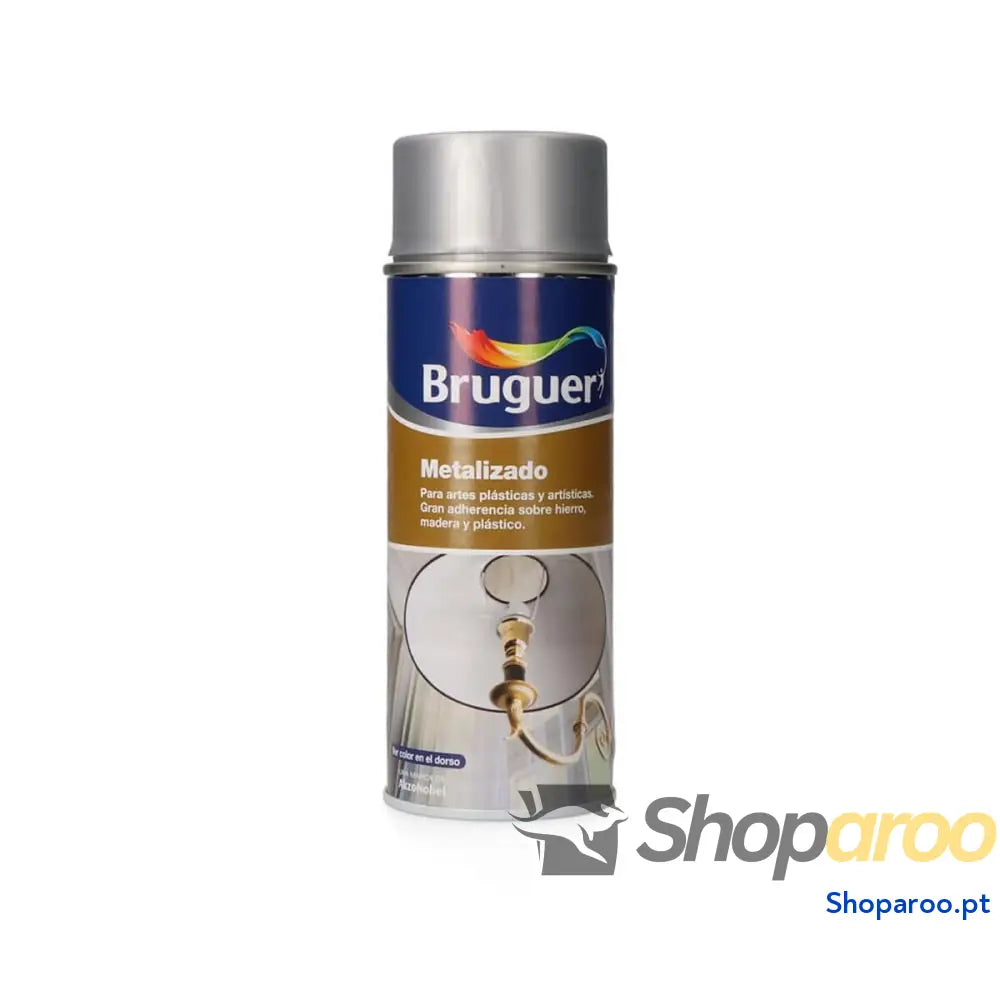 Tinta em spray Bruguer 5198002 Metalizado Prateado 400 ml