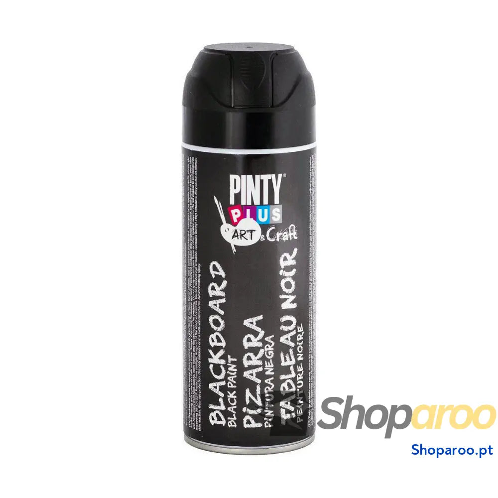 Tinta em spray Pintyplus Art & Craft Ardósia Preto 400 ml