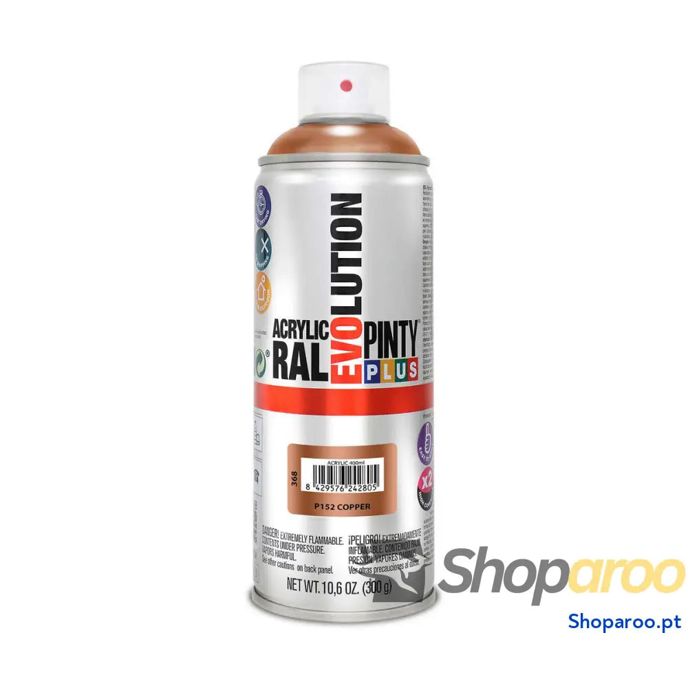 Tinta em spray Pintyplus Evolution P152 400 ml Cobre