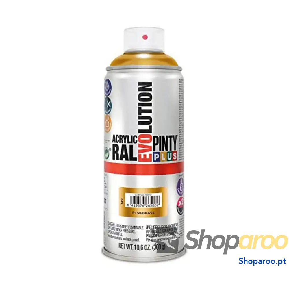 Tinta em spray Pintyplus Evolution P158 400 ml Latão