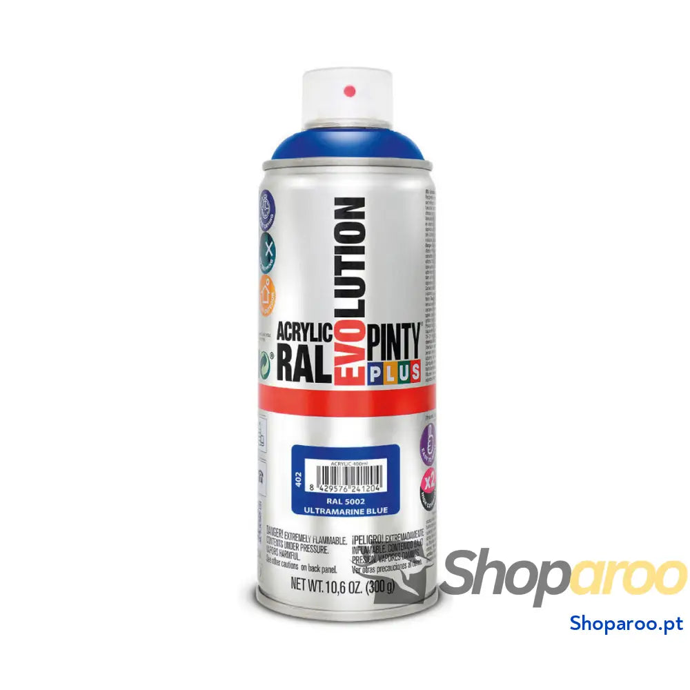 Tinta em spray Pintyplus Evolution RAL 5002 400 ml Ultramarine Blue