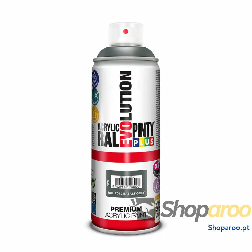 Tinta em spray Pintyplus Evolution RAL 7012 Basalt grey 400 ml