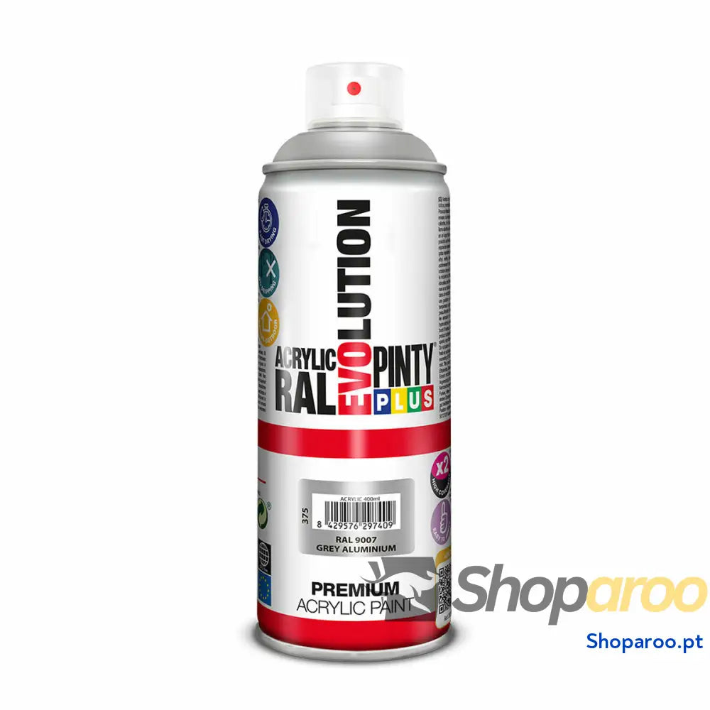 Tinta em spray Pintyplus Evolution RAL 9007 Grey aluminium 400 ml