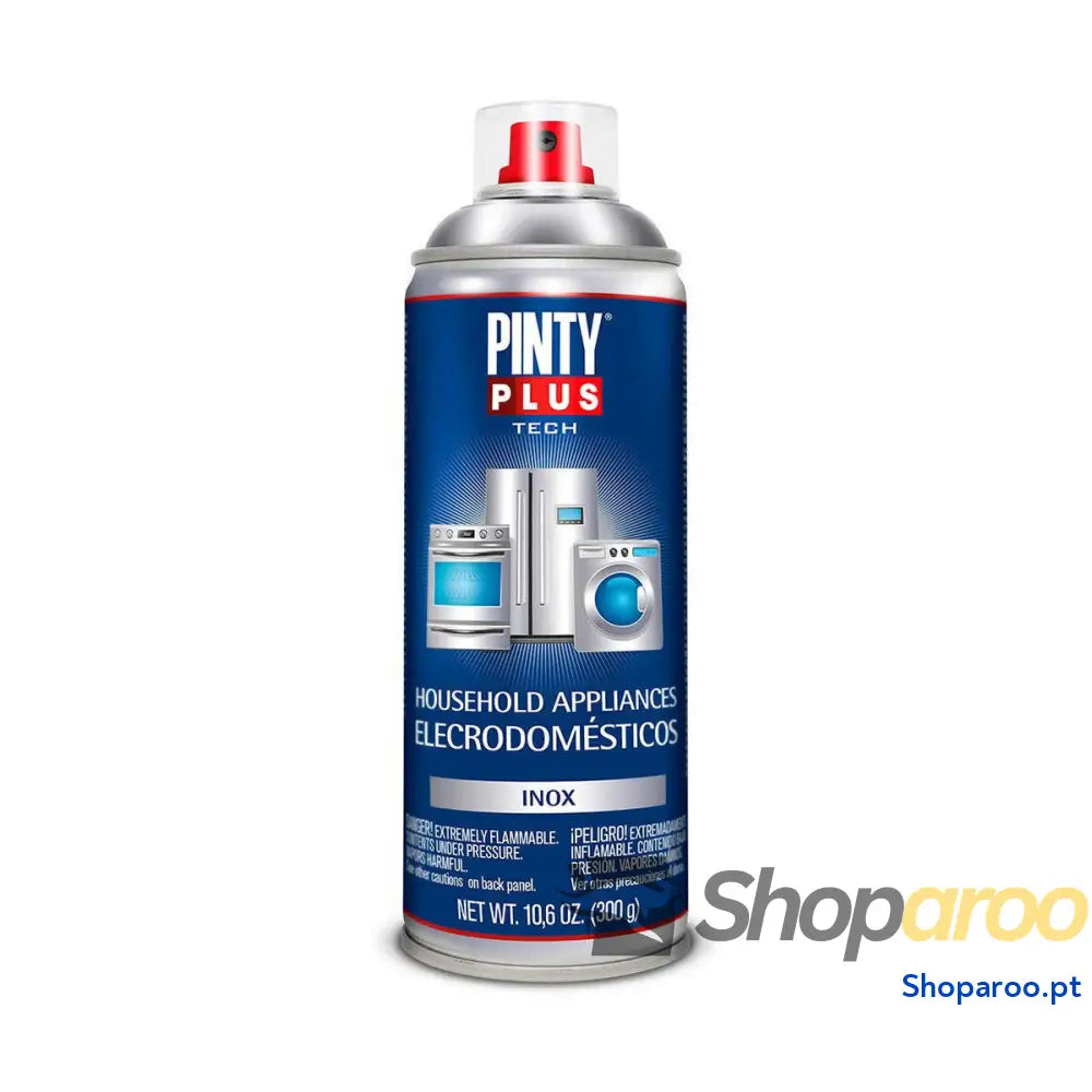 Tinta em spray Pintyplus Tech E150 400 ml eletrodomésticos Prateado