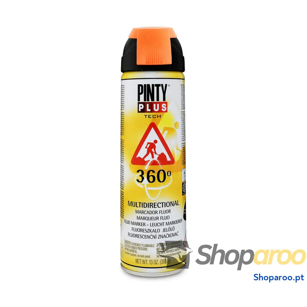 Tinta em spray Pintyplus Tech T143 360º Laranja 500 ml