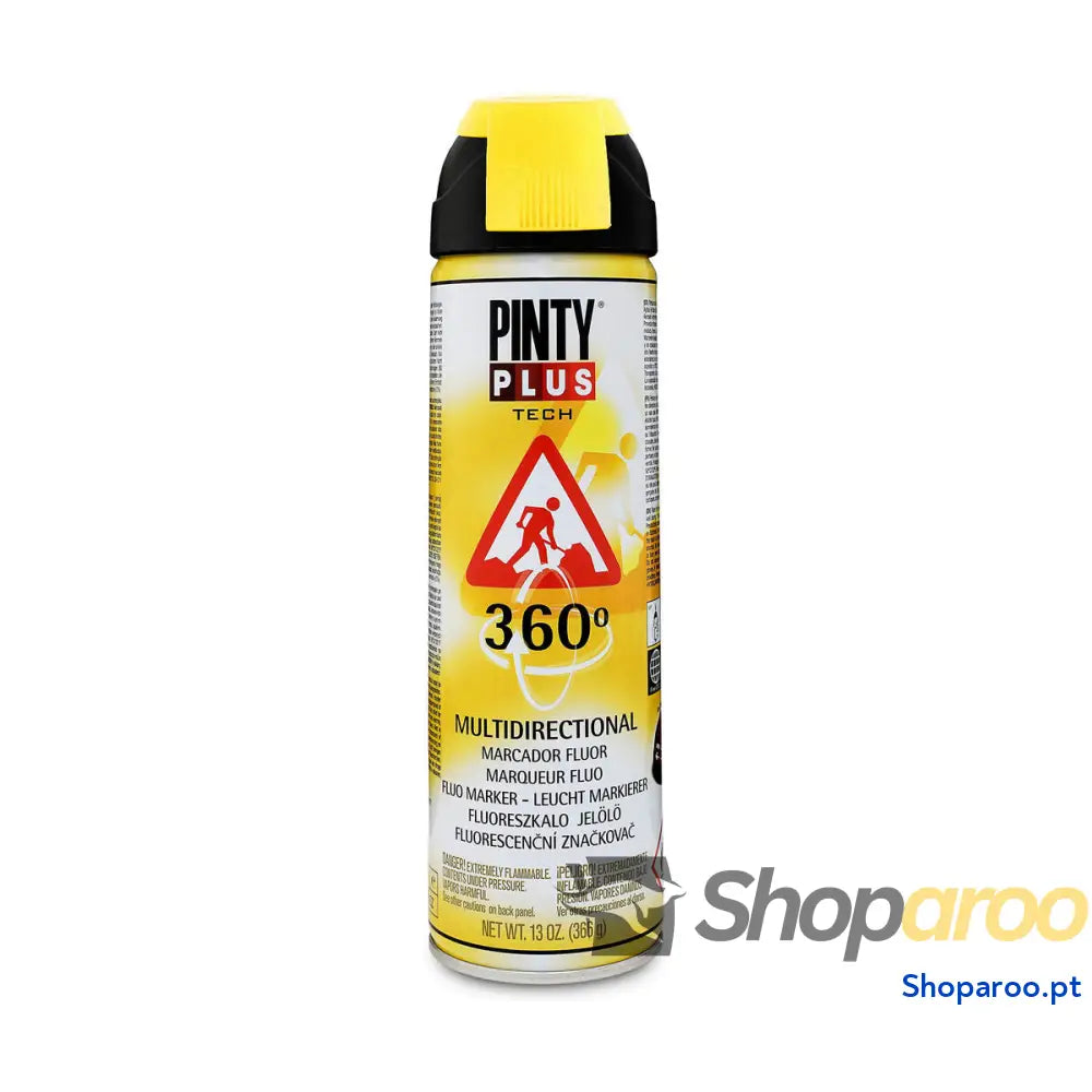Tinta em spray Pintyplus Tech T146 360º Amarelo 500 ml