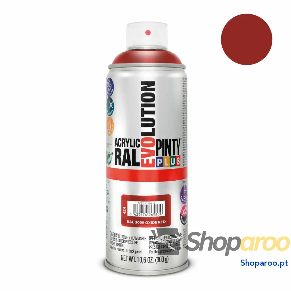 Tinta em spray Pintyplus Vermelho 400 ml