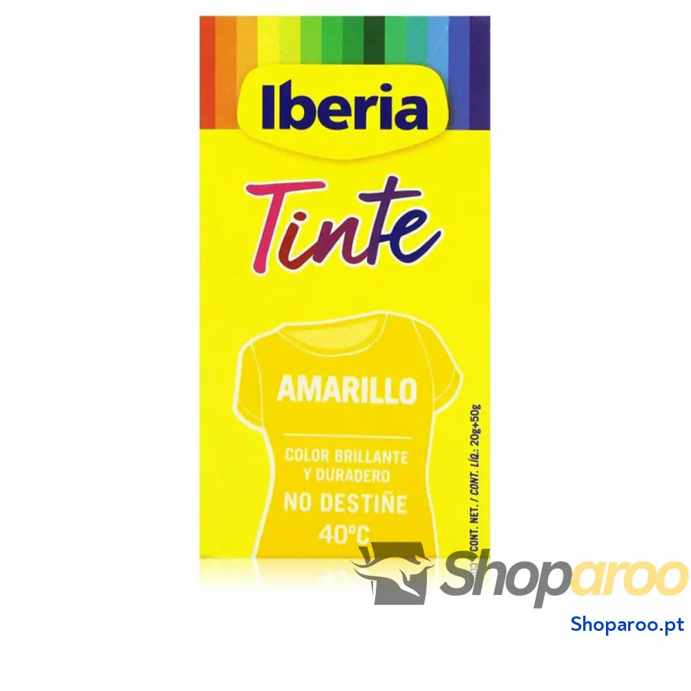 Tinta para Roupa Tintes Iberia Amarelo 70 g