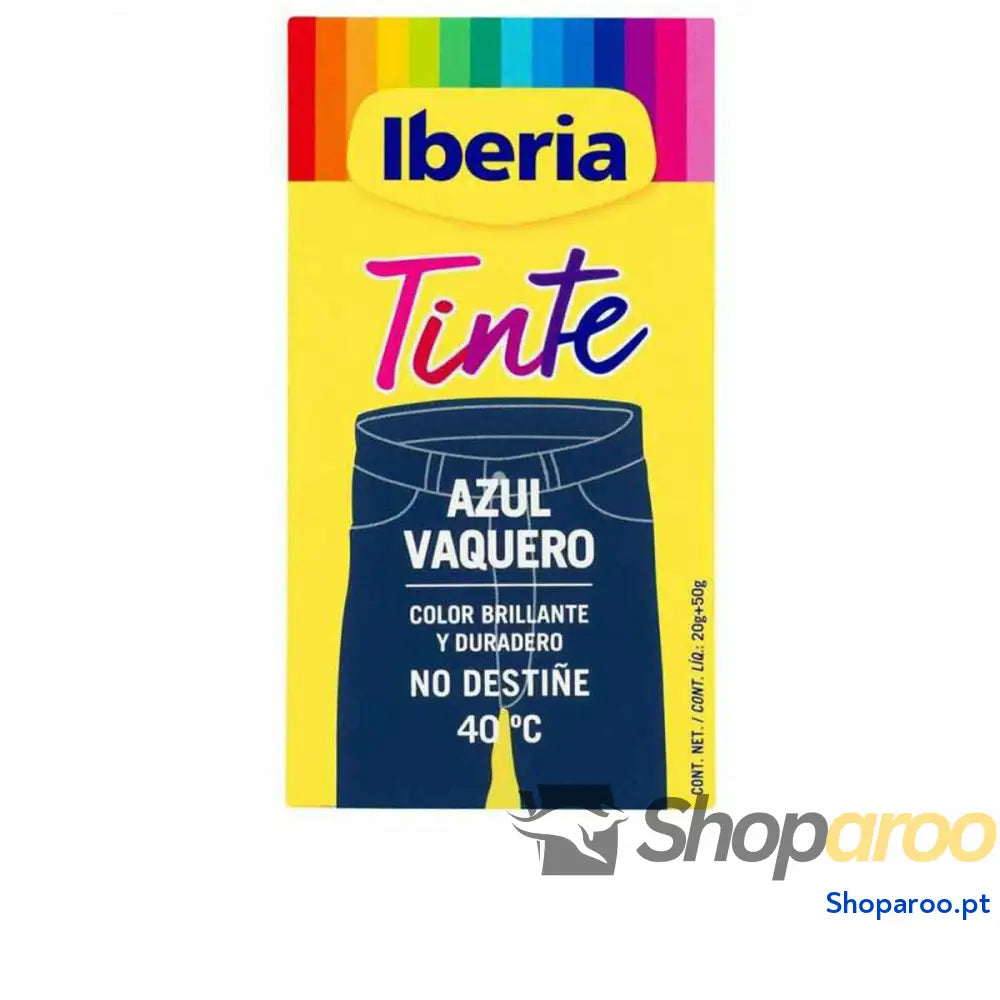 Tinta para Roupa Tintes Iberia Azul 70 g