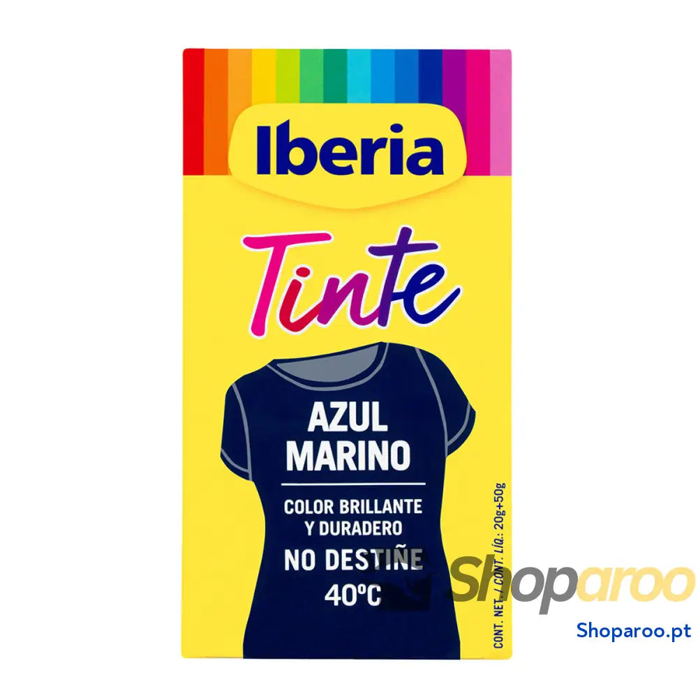 Tinta para Roupa Tintes Iberia Azul Marinho 40º C