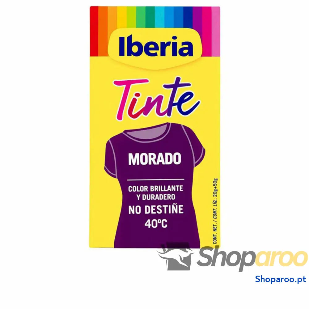 Tinta para Roupa Tintes Iberia Roxo 70 g