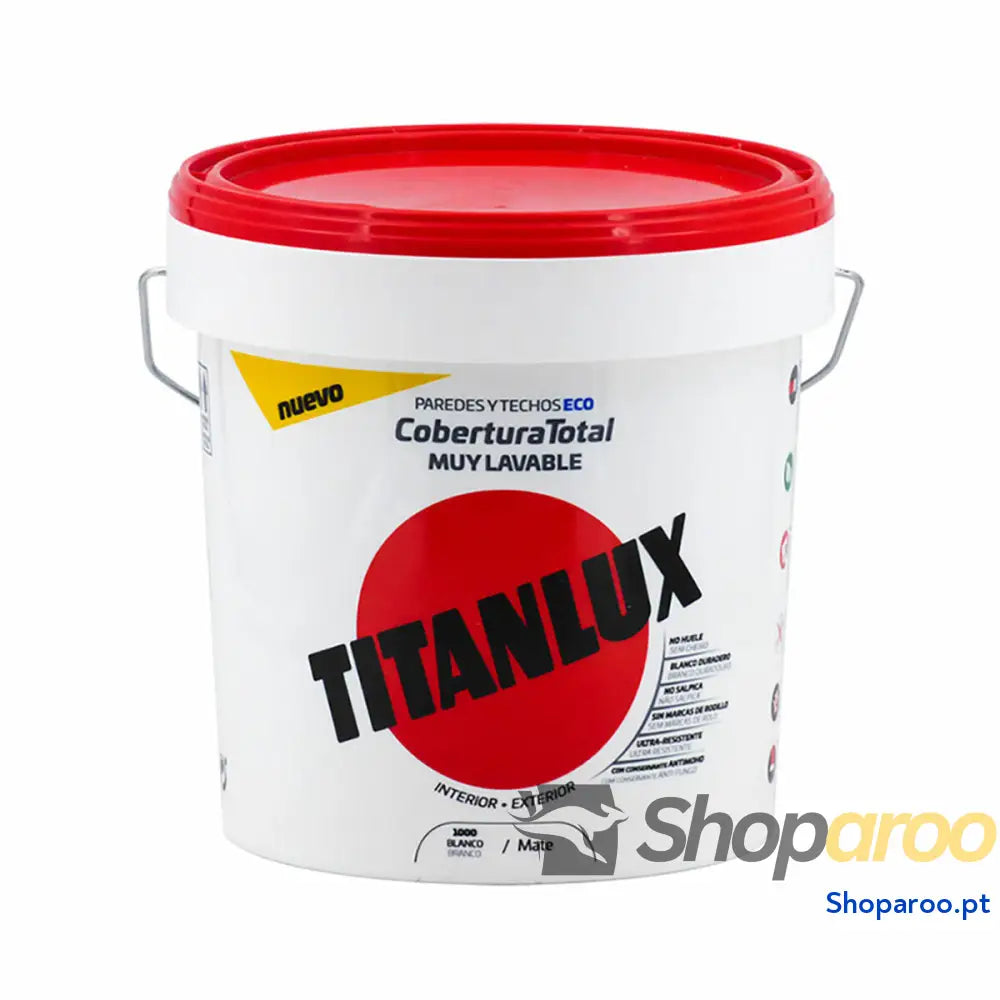 Tinta Plástica Titanlux Branco 750 ml Interior/Exterior
