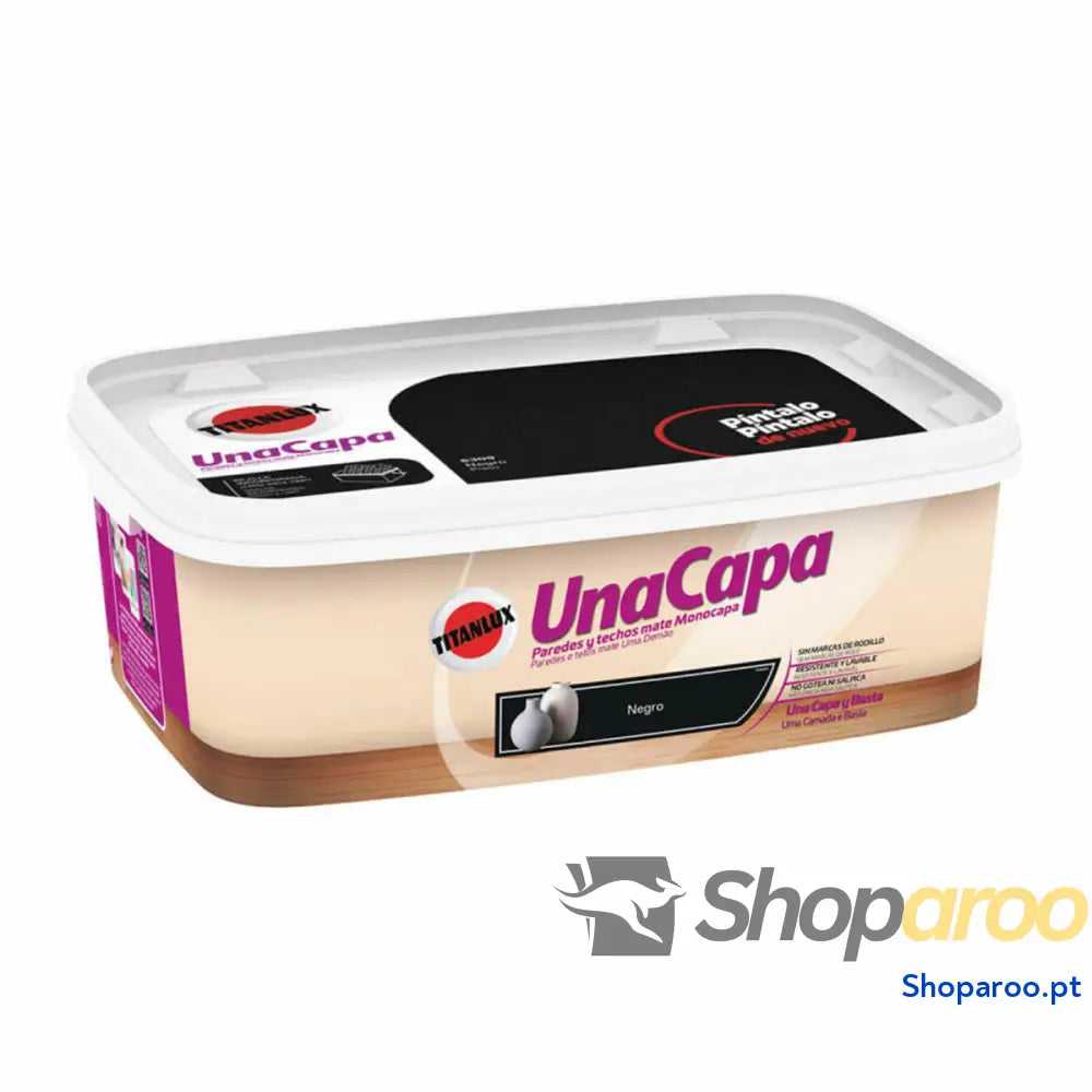 Tinta Plástica Titanlux Preto 2,5 L