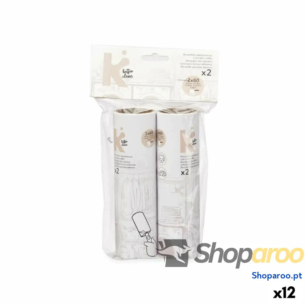 Tira Borbotos Recarga 16 cm Branco (12 Unidades)