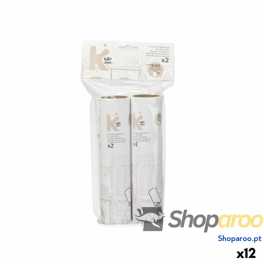 Tira Borbotos Recarga Branco 19 cm (12 Unidades)