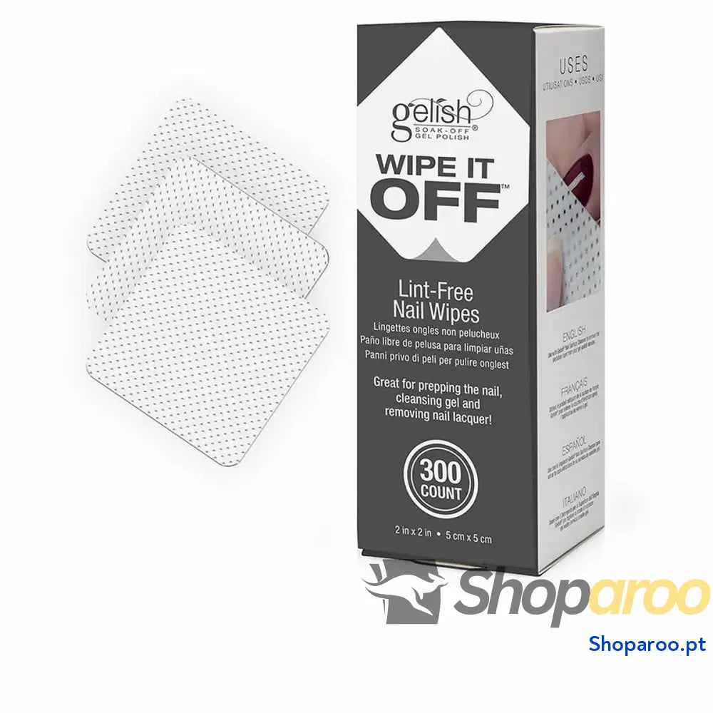 Tira Verniz Morgan Taylor Wipe It Off Sem pelos Tira Verniz 300 Unidades