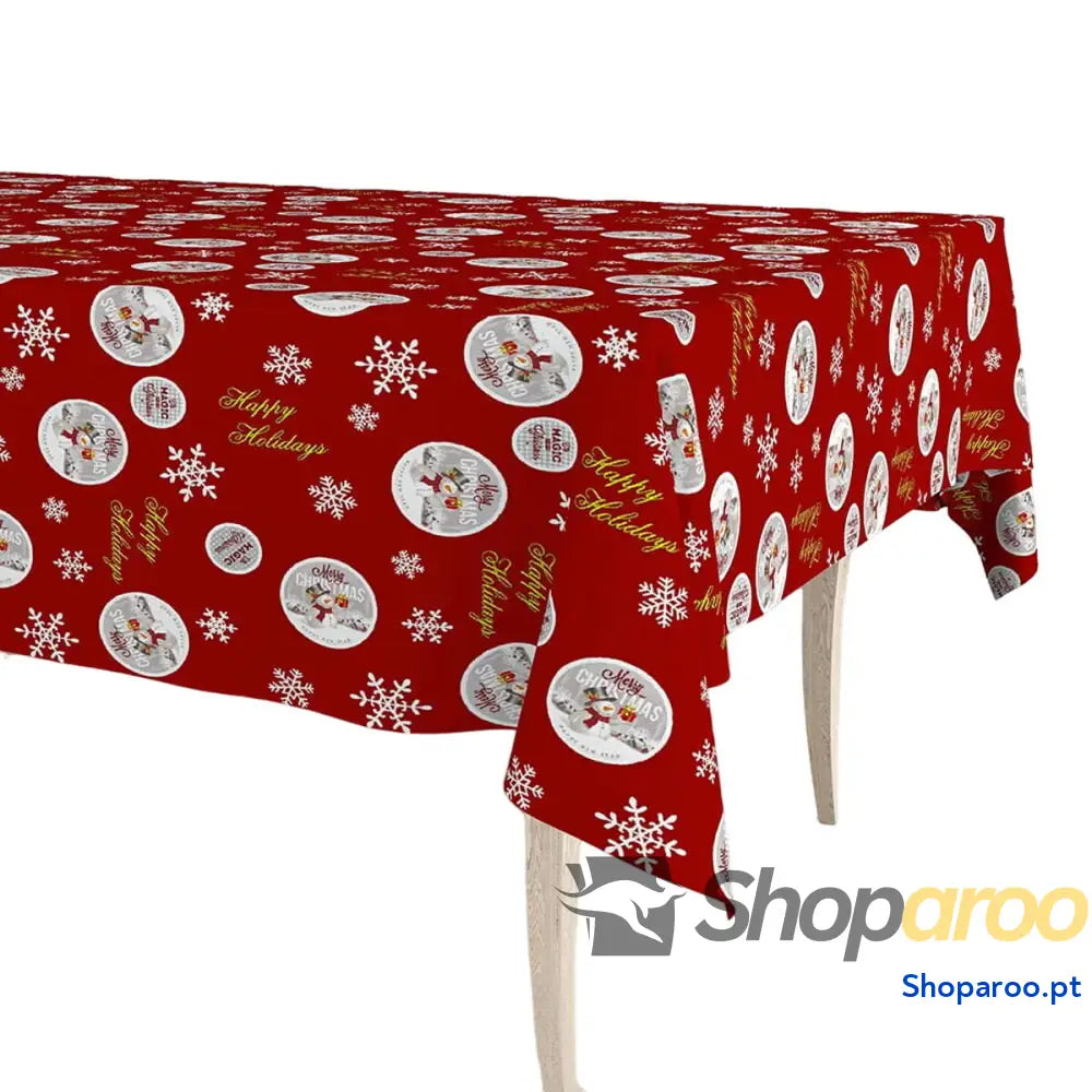 Toalha de mesa em rolo Exma Vermelho 140 cm x 25 m Natal