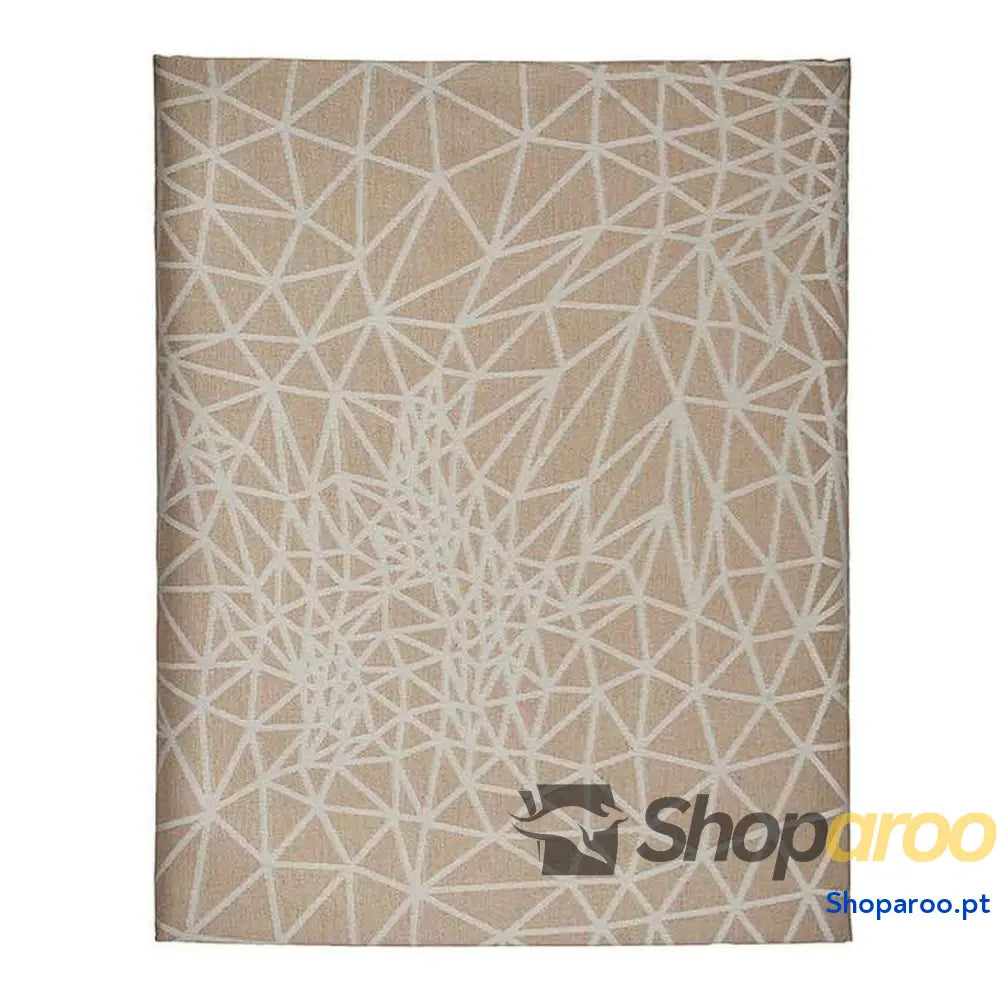 Toalha de Mesa Kinvara Branco Bege Jacquard