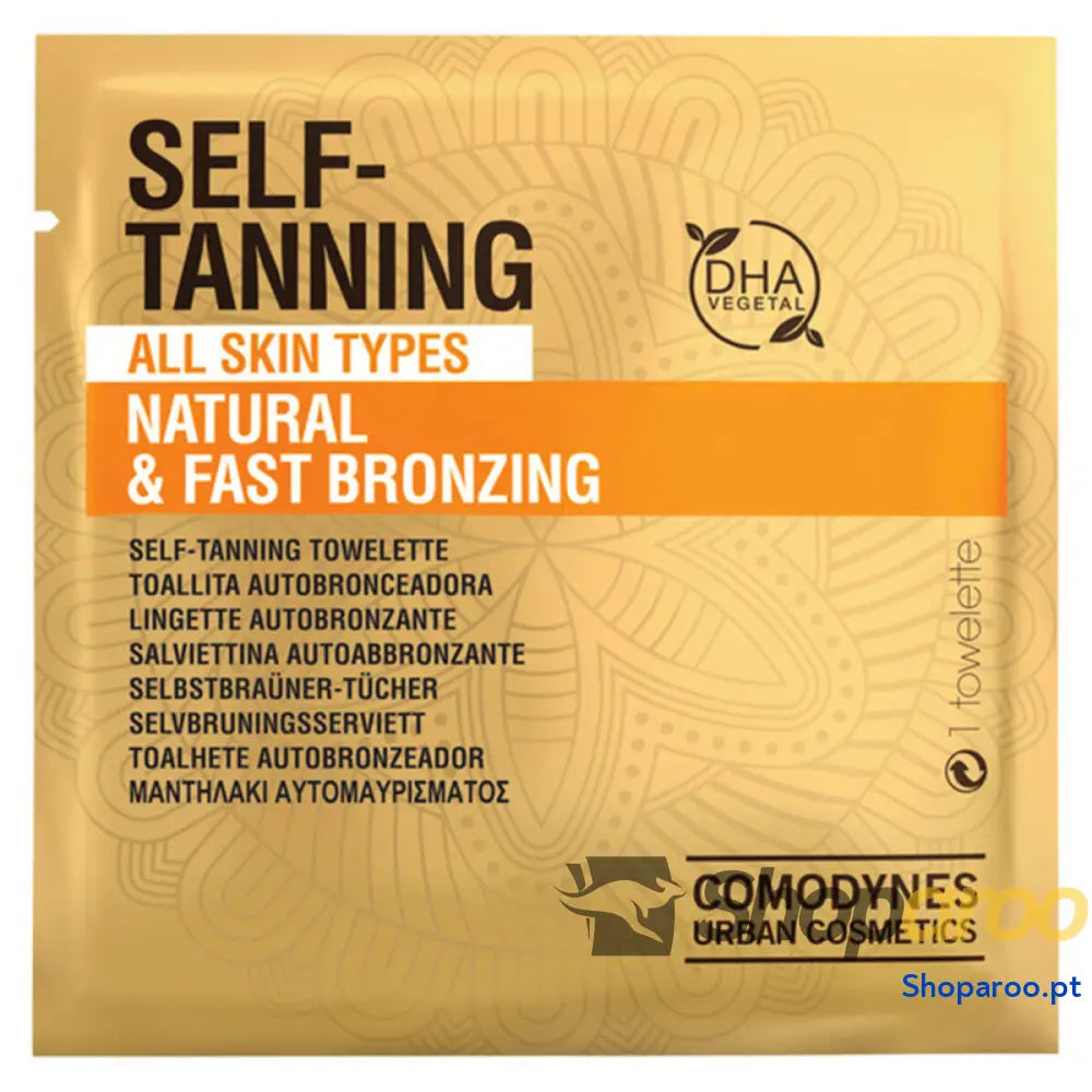 Toalhinhas Autobronzeadoras Natural & Fast Bronzing Comodynes Tanning