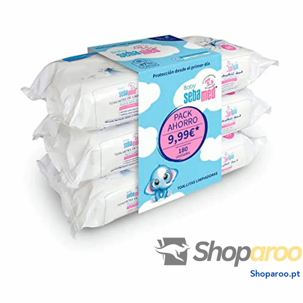 Toalhitas Húmidas Sebamed 180 Unidades