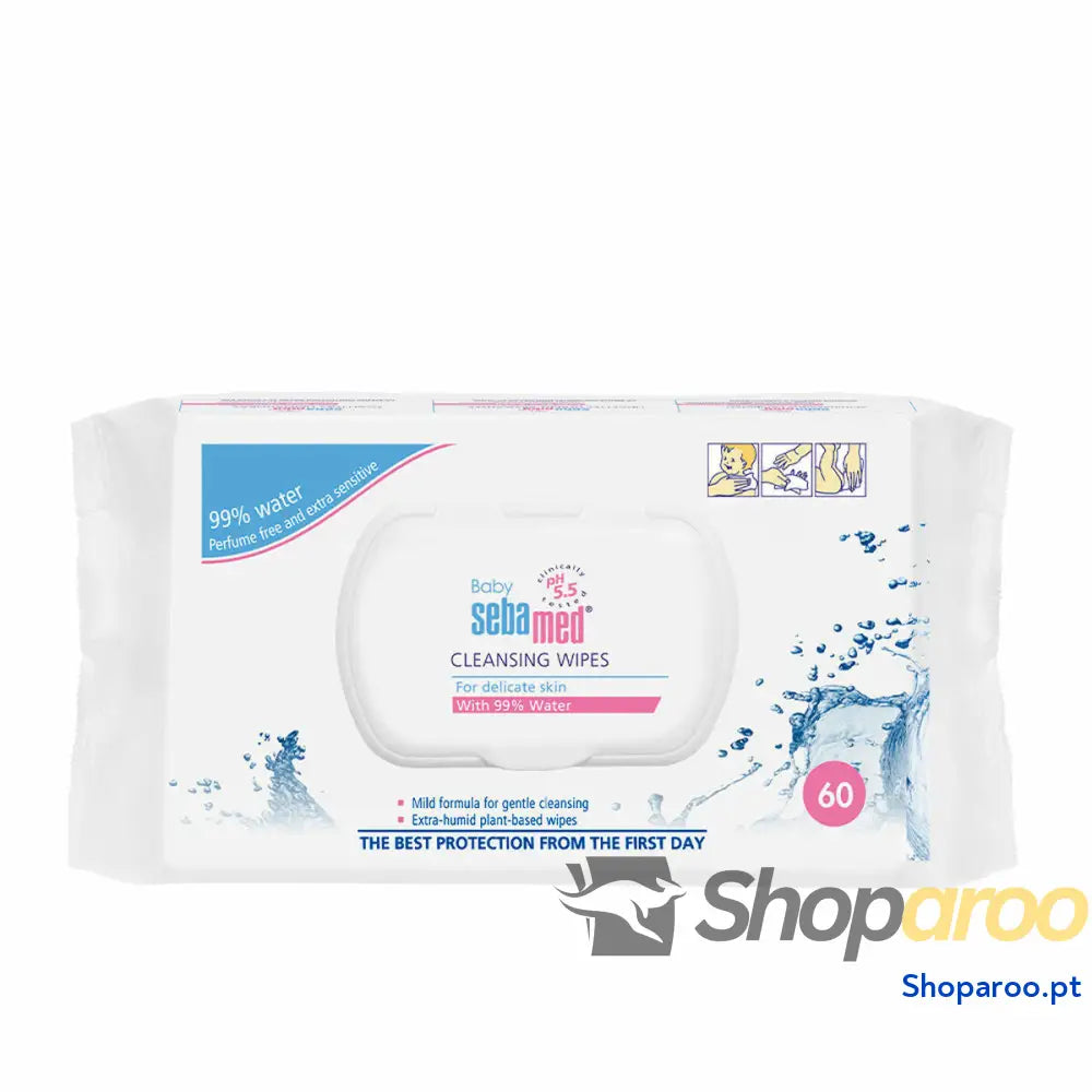 Toalhitas Húmidas Sebamed (60 Unidades)