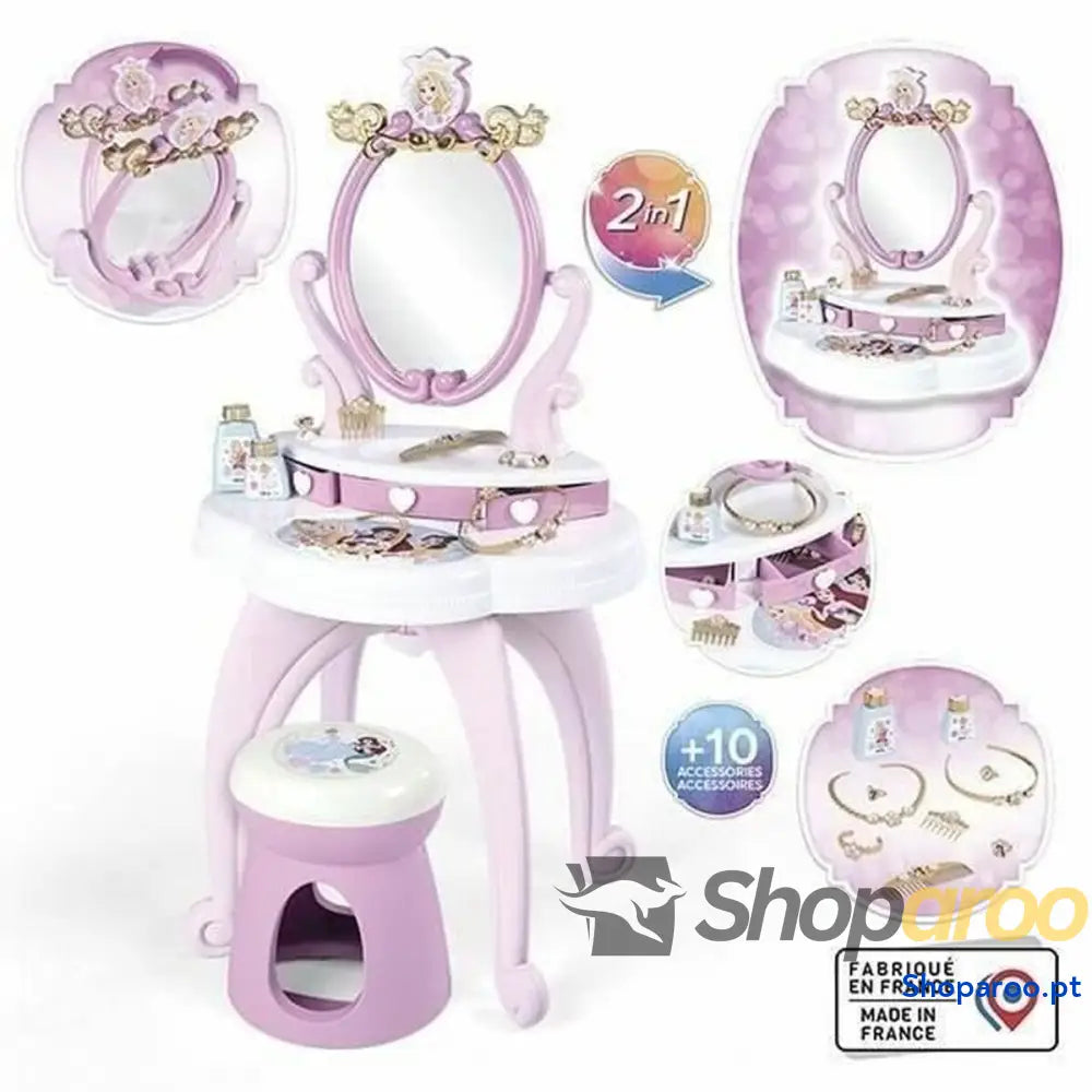 Tocador Com Banqueta Smoby Princess