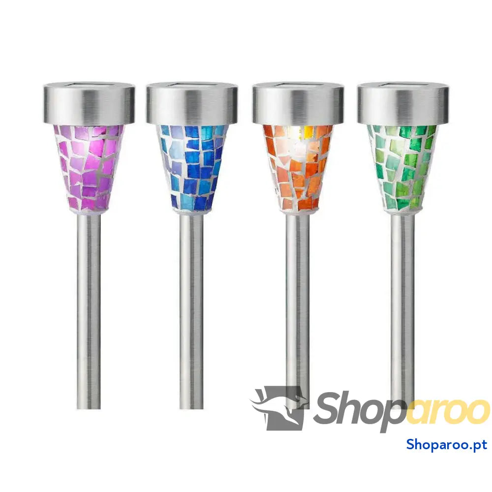 Tocha de Jardim Lumineo 39 cm Multicolor Solar