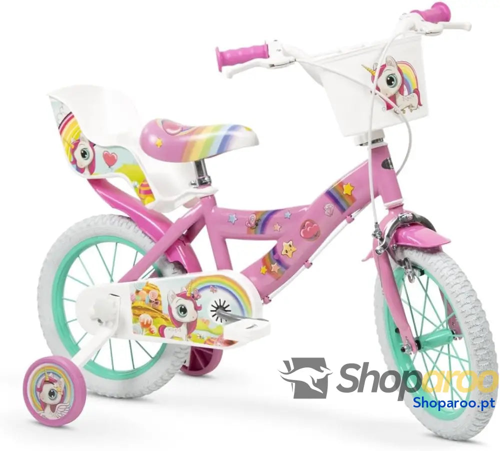 TOIMSA 85 14219_8422084142193 Bicicleta unicórnio 14’’ (4/6 anos) unissexo Youth