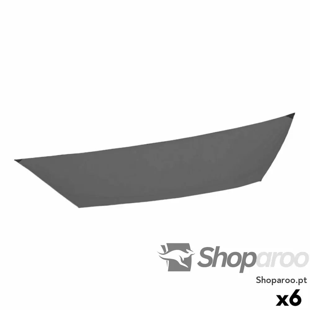 Toldo de Sombreamento Retangular Aktive Cinzento 200 x 0,5 x 300 cm Retangular (6 Unidades)