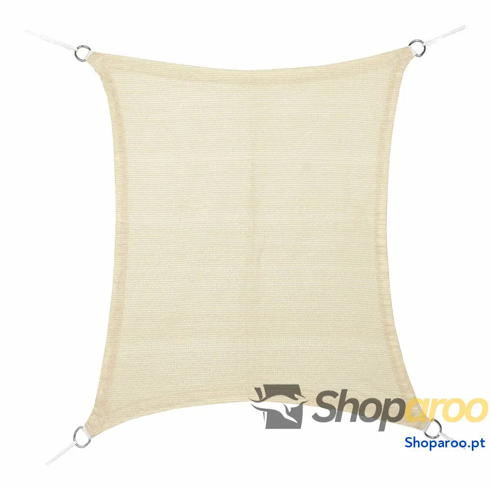 Toldo de Sombreamento Retangular Faura Bege 3 x 4 m Retangular