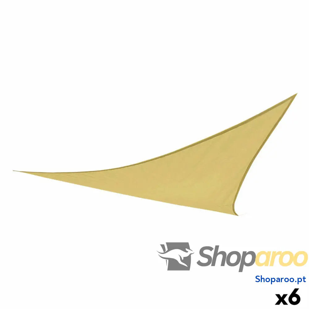 Toldo de vela Aktive 360 x 0,3 x 360 cm Triangular (6 Unidades)
