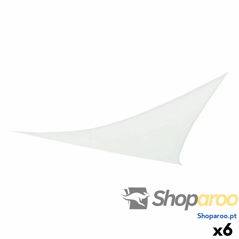Toldo de vela Aktive 360 x 0,5 x 360 cm Triangular (6 Unidades)