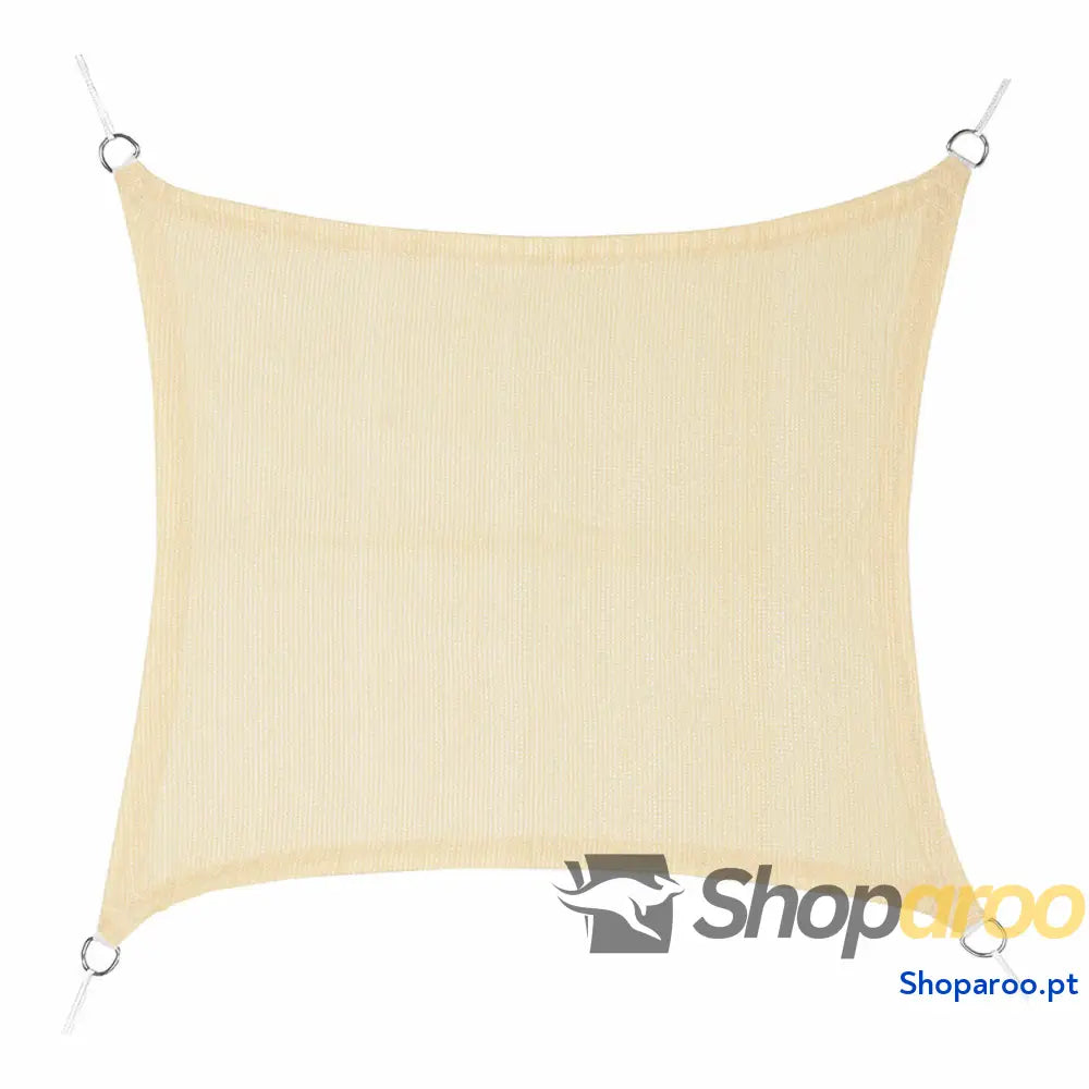 Toldo de vela Faura Bege 5 x 5 m Quadrado