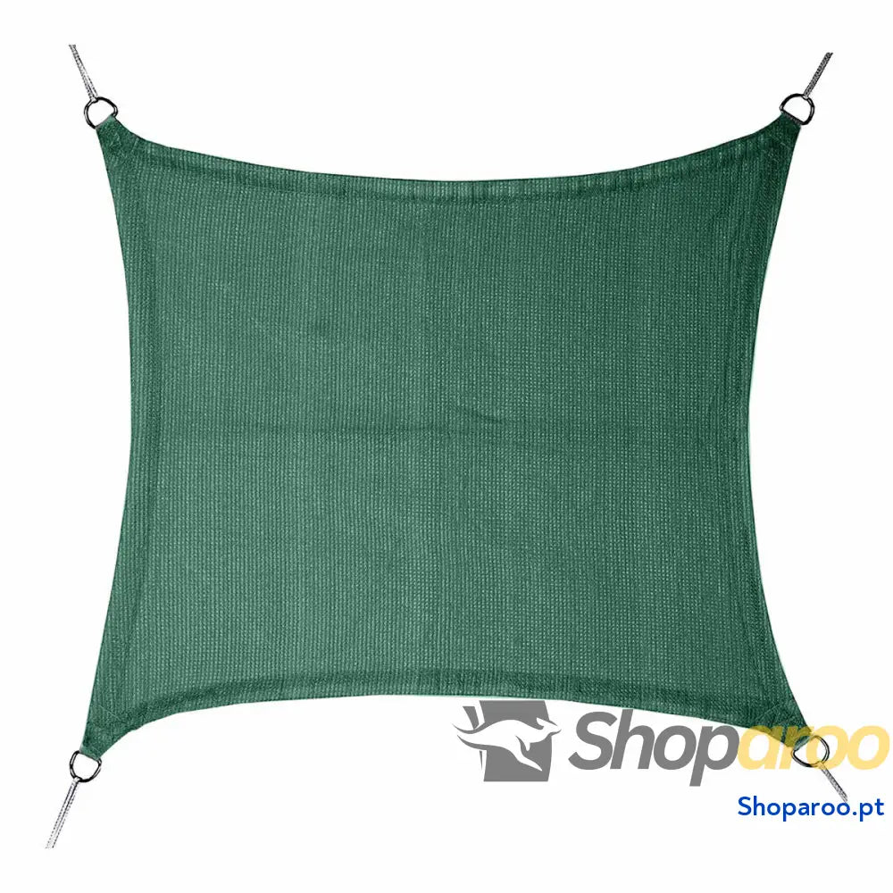 Toldo de vela Faura Verde 3,6 x 3,6 m Quadrado