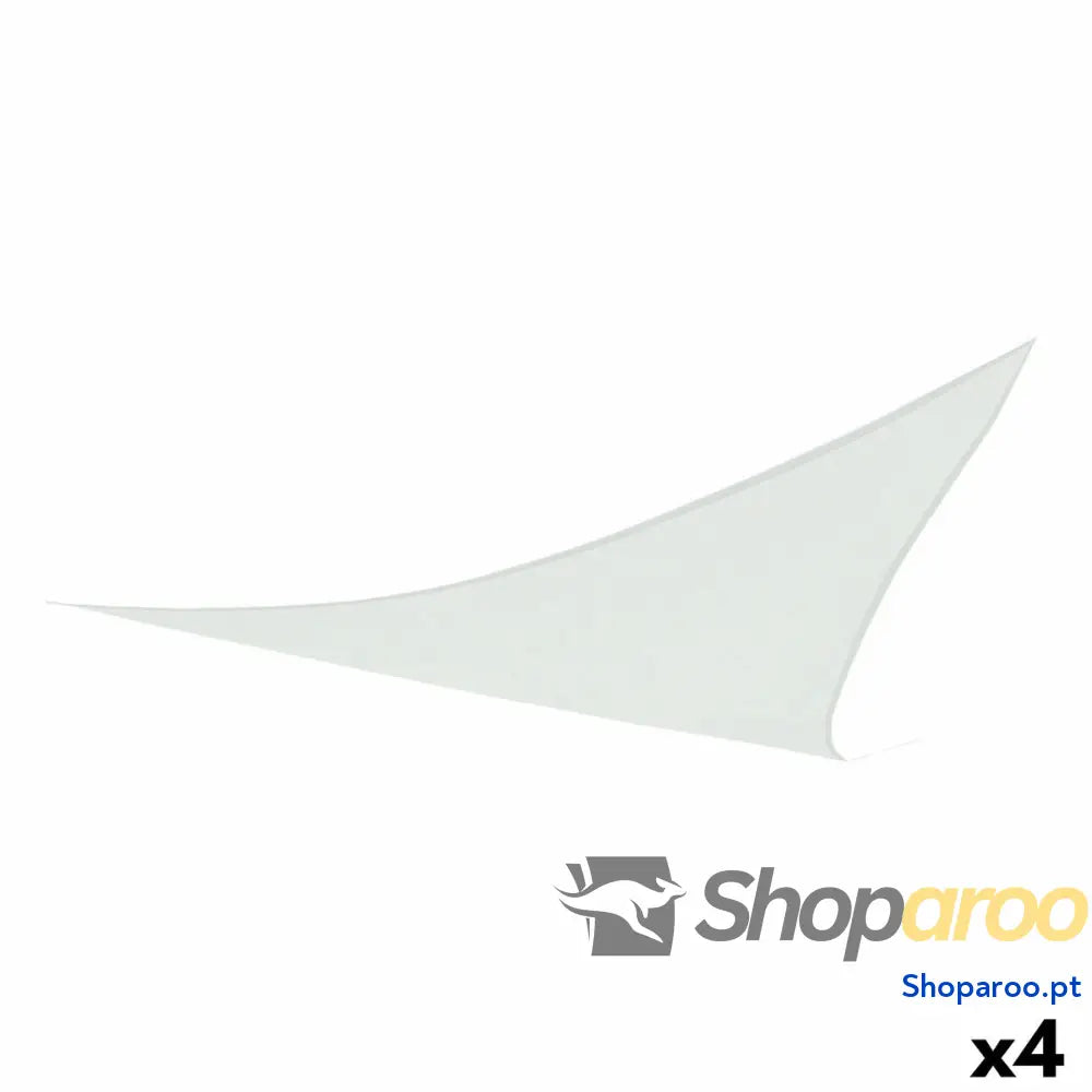 Toldos de vela Aktive Triangular Branco 500 x 500 cm (4 Unidades)
