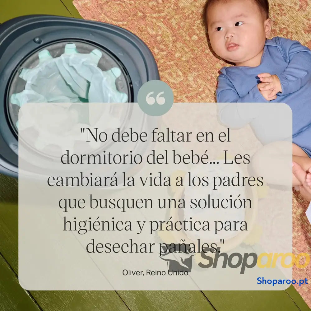 Tommee Tippee Recipiente para fraldas Twist & Click pack exclusivo com x 2 peças de reposição incluídas proteção
