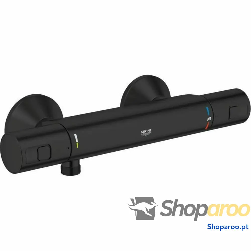 Torneira de comando duplo Grohe Precision Start De duche Preto mate Metal
