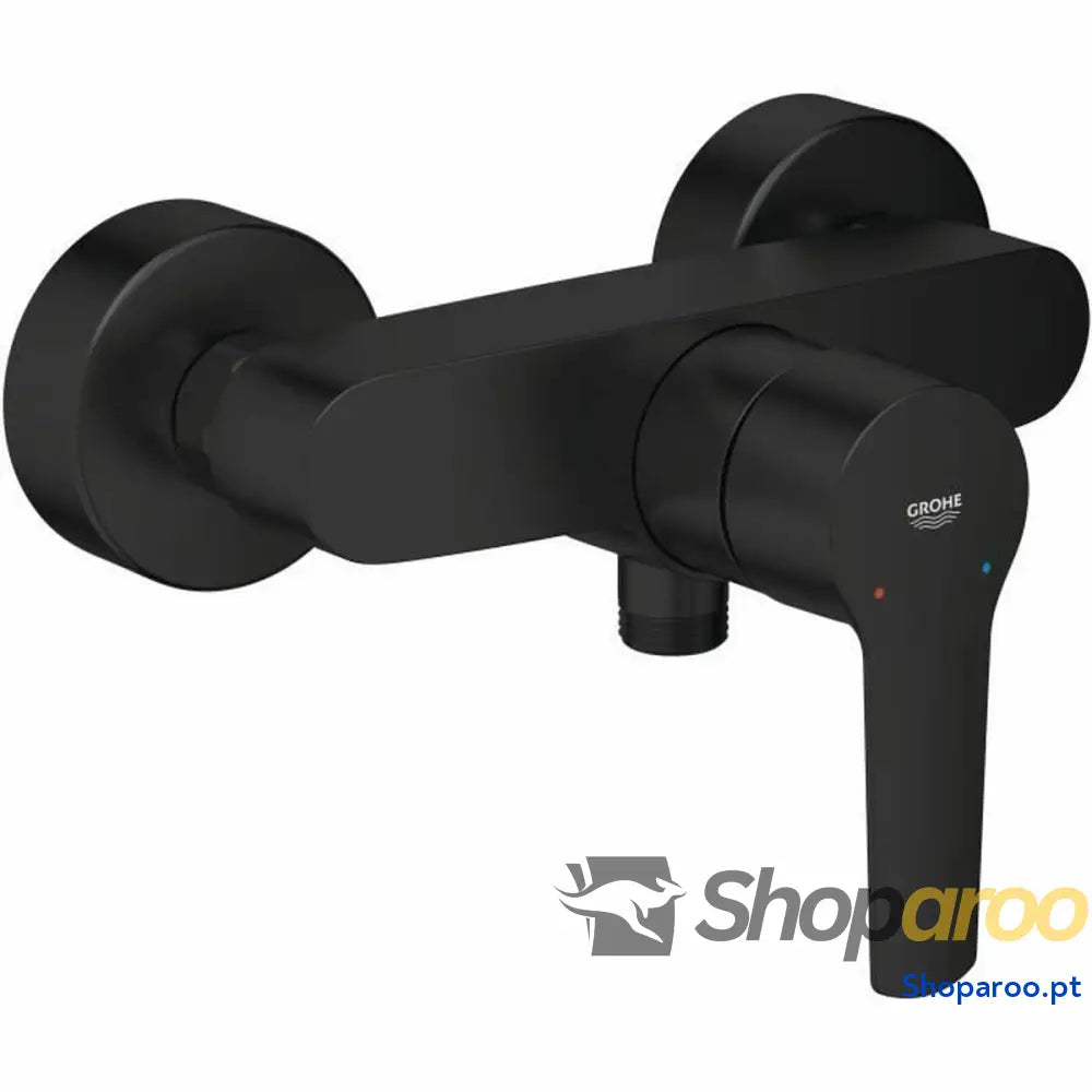 Torneira de Comando Único para chuveiro Grohe Start Preto mate Metal Latão