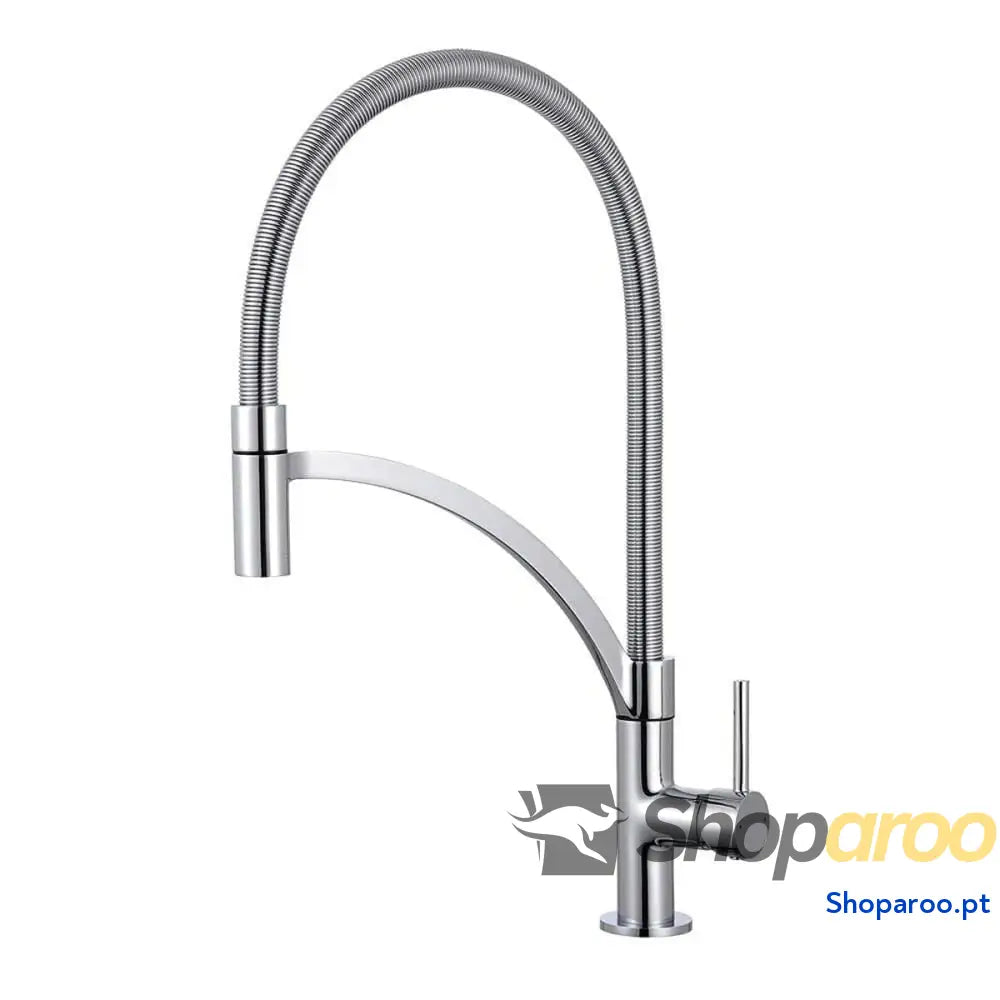 Torneira Monocomando EDM 01125 Ibiza Aço inoxidável Latão Zinco 4,9 x 20 x 44, 5 cm
