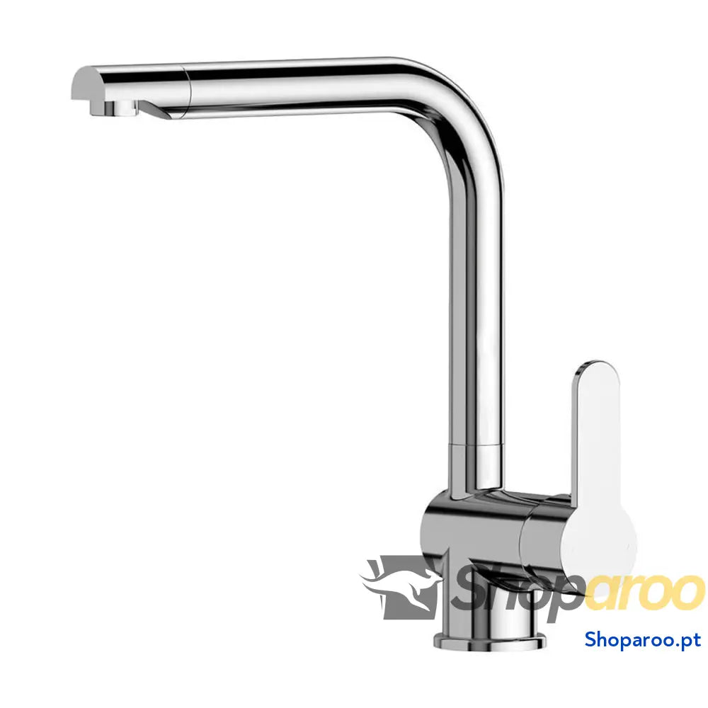 Torneira Monocomando EDM 01126 Calella Prateado Aço inoxidável Latão Zinco Lava-loiça