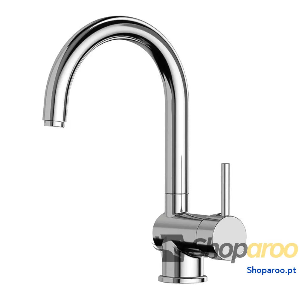 Torneira Monocomando EDM 01127  a7200-x Prateado Aço inoxidável Latão Zinco Lava-loiça