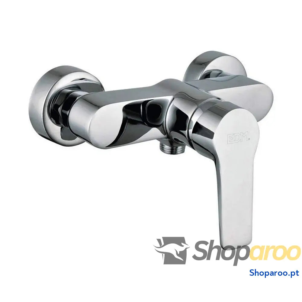 Torneira Monocomando EDM 01148 Prateado Aço inoxidável Latão Zinco 11, 5 x 10,5 cm
