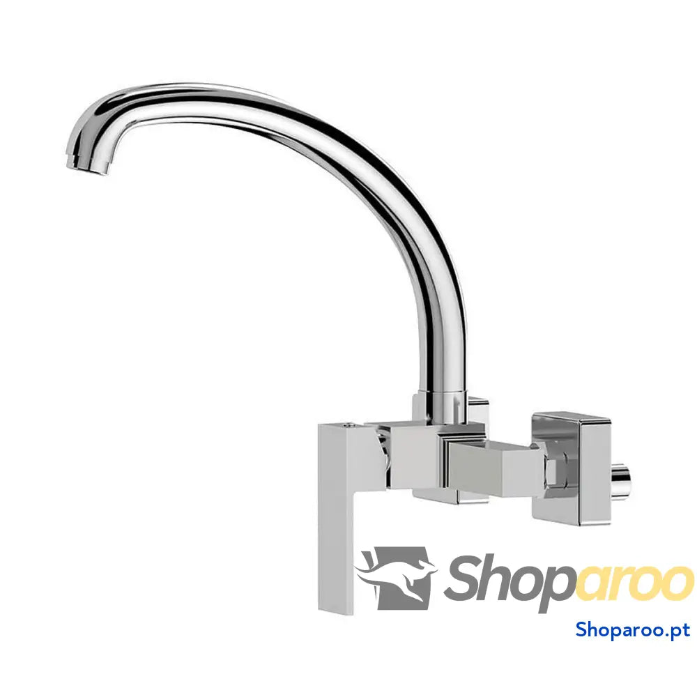 Torneira Monocomando EDM 01195 Getaria Prateado Aço inoxidável Latão Zinco Lava-loiça