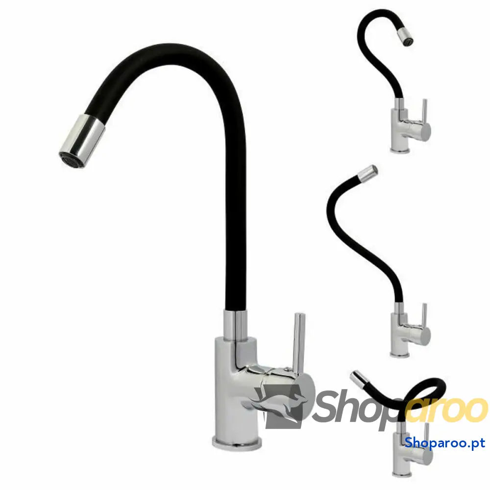 Torneira Monocomando Rousseau 4060589 Cinzento Preto/Cinzento Aço inoxidável Latão