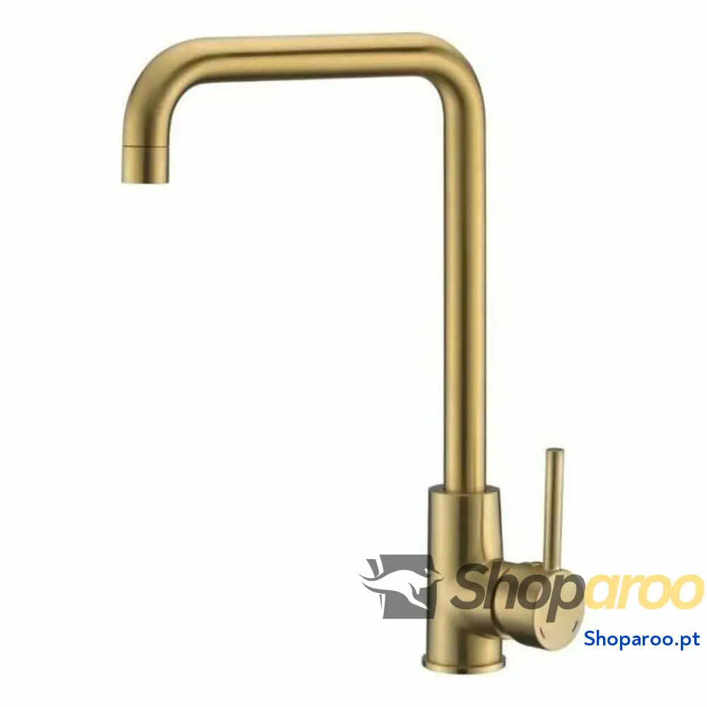 Torneira Monocomando Rousseau Cinzento Aço inoxidável Latão Retangular