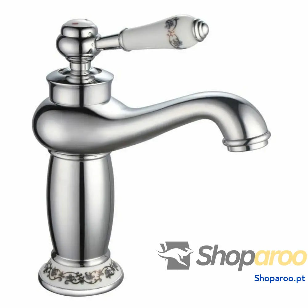 Torneira Monocomando Rousseau Marple Metal Aço inoxidável Latão