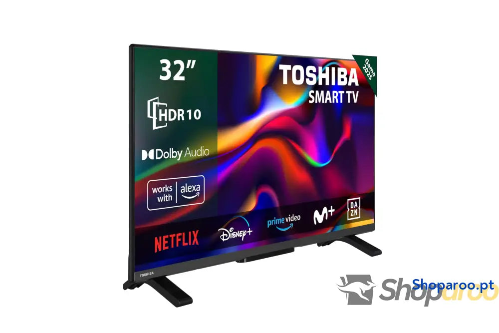 TOSHIBA 50UV2363DG Smart TV 4K UHD de 50’’ sem moldura com HDR10 Dolby Audio compatível Alexa e Google Assistant
