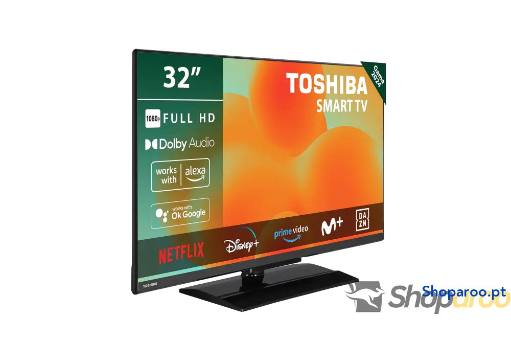 TOSHIBA 50UV2363DG Smart TV 4K UHD de 50’’ sem moldura com HDR10 Dolby Audio compatível Alexa e Google Assistant