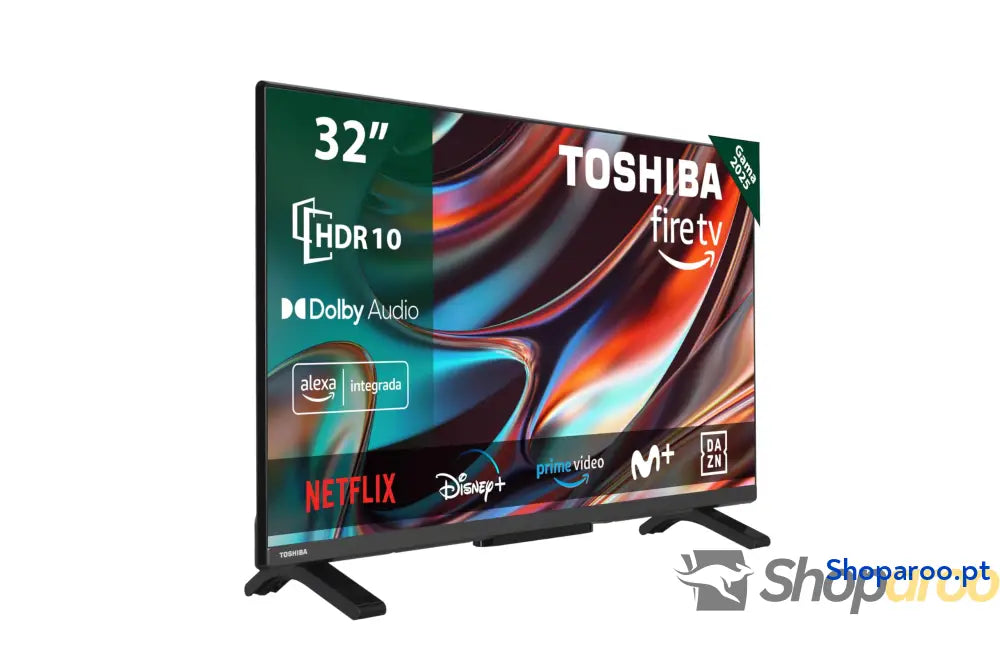 TOSHIBA 50UV2363DG Smart TV 4K UHD de 50’’ sem moldura com HDR10 Dolby Audio compatível Alexa e Google Assistant