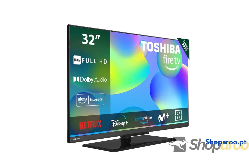 TOSHIBA 50UV2363DG Smart TV 4K UHD de 50’’ sem moldura com HDR10 Dolby Audio compatível Alexa e Google Assistant